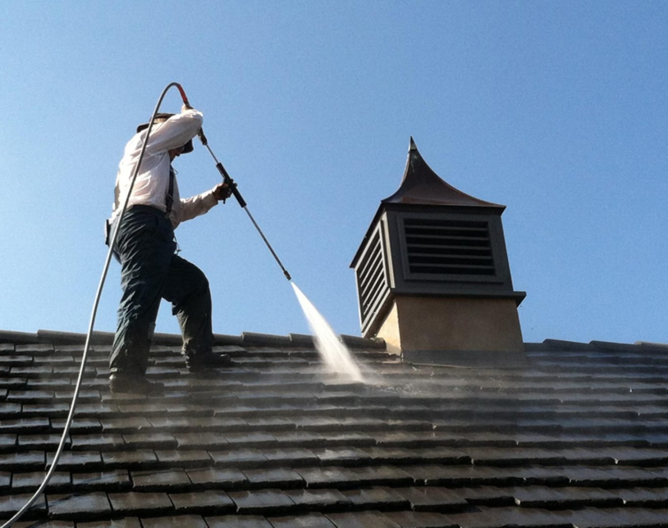 Eco-friendly roof spray AG Exterior Solutions